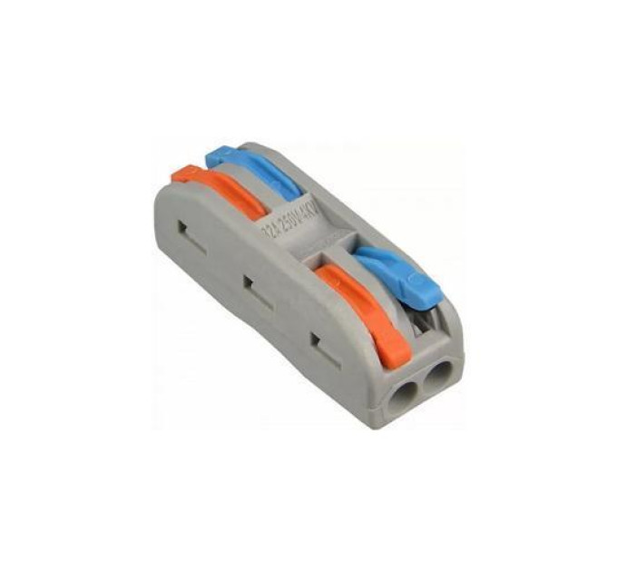 Клема швидкого монтажу 2x2х4 мм² прохідна PCT-2-2-C ACKO (A0130010111)
