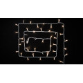 Гірлянда зовнішня DELUX STRING 100 LED 10m (2x5m) теплий білий/білий IP44 EN