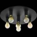 Світильник HOPFEN LOFT TELL 6 BK (E27, max 6 x 40W)
