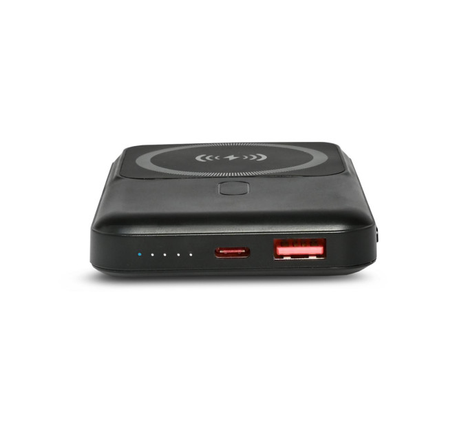 Повербанк з бездротовою зарядкою 10000mAh TITANUM MA02 22.5W Black TPB-MA02-B - 486484