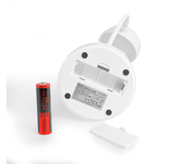 LED лампа настiльна з акумулятором TITANUM TLTF-012W 7W 3000-6000K TLTF-012W - 486736