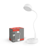 LED лампа настiльна з акумулятором TITANUM TLTF-012W 7W 3000-6000K TLTF-012W - 486736 LED лампа настiльна з акумулятором TITANUM TLTF-012W 7W 3000-6000K TLTF-012W - 486736