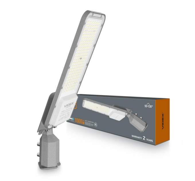 LED ліхтар вуличний VIDEX IP65 SLE17 100W 11000Lm 5000K 220V VL-SLE17-1005 - 485593