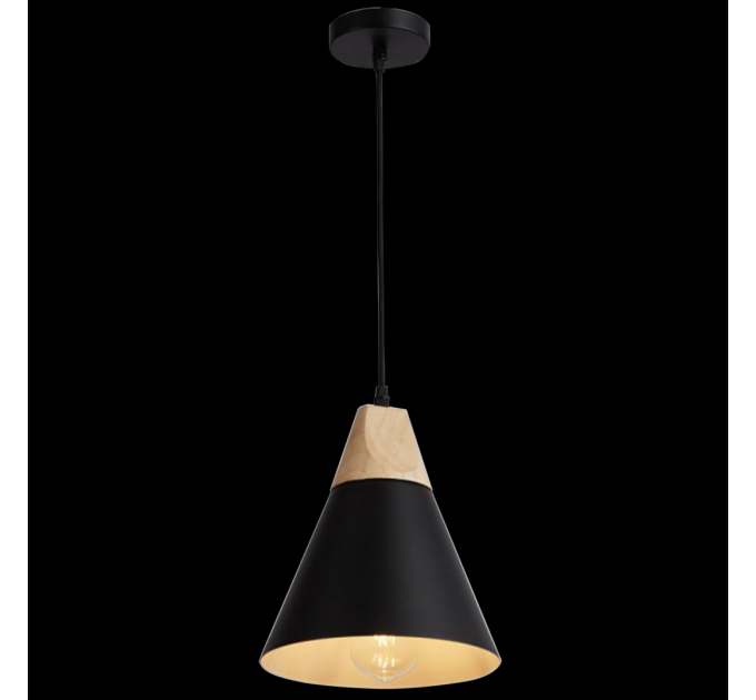 Світильник HOPFEN LOFT CN PD 1 BK (E27, max 40W)