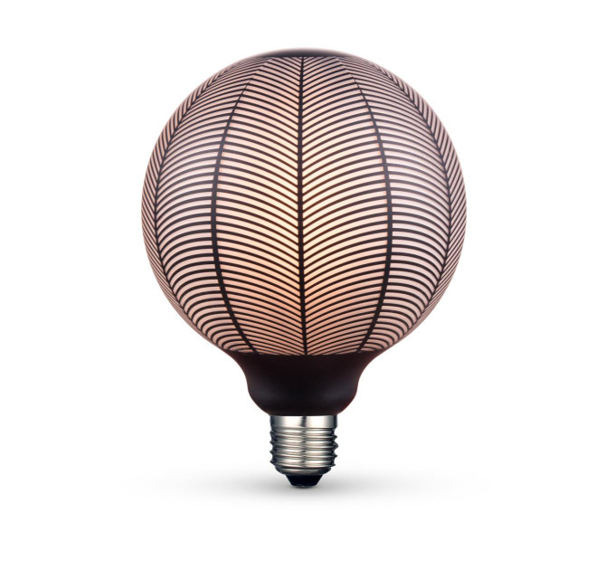 LED лампа VIDEX Filament VL-DG125BN 6W E27 1800K Black Magician pine needles VL-DG125BN - 484510