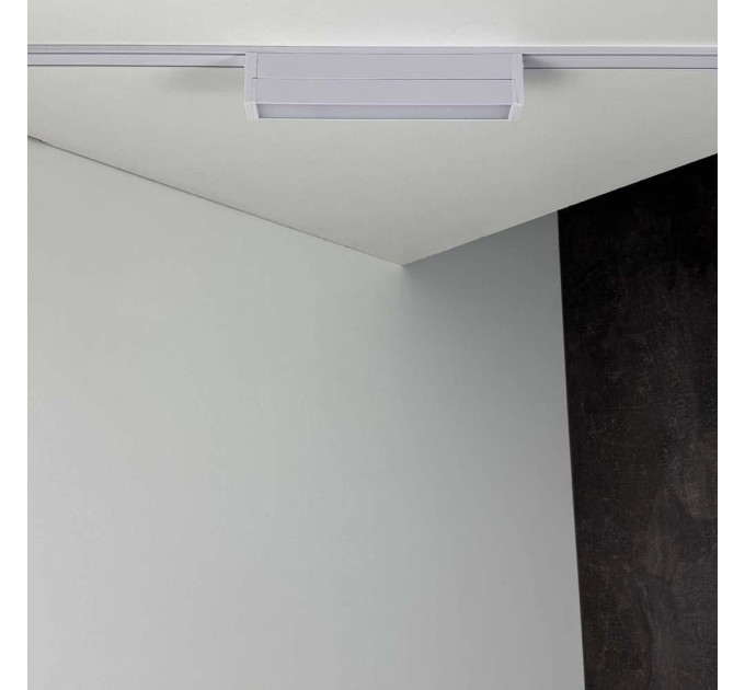 Магнітний трековий світильник UST-LR 10W 4000К 48V IP20 білий Violux ( 320056 )
