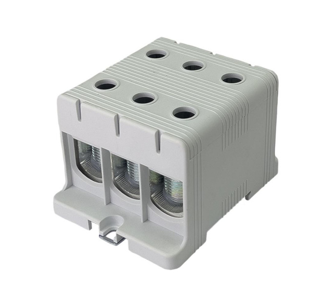 Клемник на DIN-рейку FT1150F 3P,Cu:35-150 / Al:35-150 мм2, сірий Промфактор ( FT1150F3 )