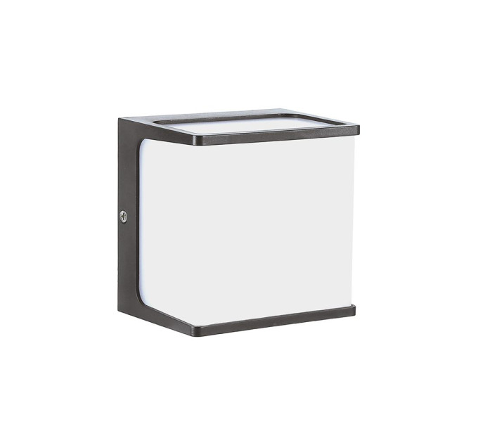Світильник фасадний Violux CUBE 8W 4200K 600Lm ІР65 чорний ( 500430 )