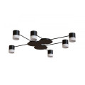 Світильник STARK CL-6/3-ACRIL 6xGX53 BK, 920х100мм, чорний, HOPFEN