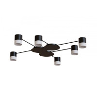 Світильник STARK CL-6/3-ACRIL 6xGX53 BK, 920х100мм, чорний, HOPFEN
