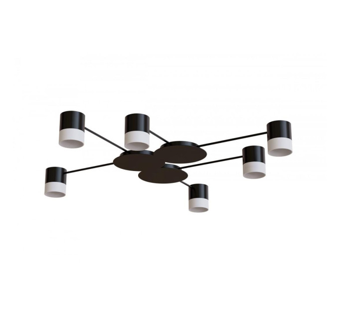Світильник STARK CL-6/3-ACRIL 6xGX53 BK, 920х100мм, чорний, HOPFEN