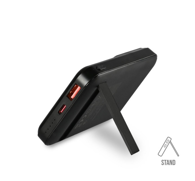 Повербанк з бездротовою зарядкою 10000mAh TITANUM MA02 22.5W Black TPB-MA02-B - 486484
