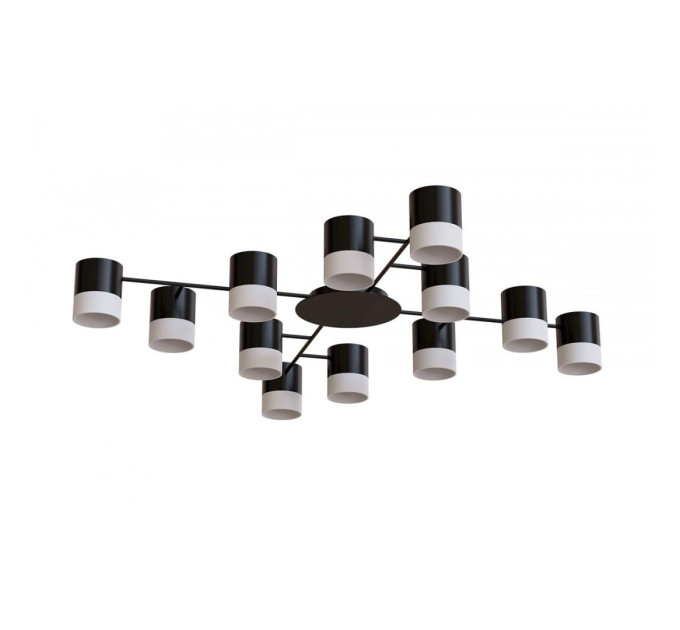 Світильник STARK CL-12-ACRIL 12xGX53 BK, 990х100мм, чорний, HOPFEN