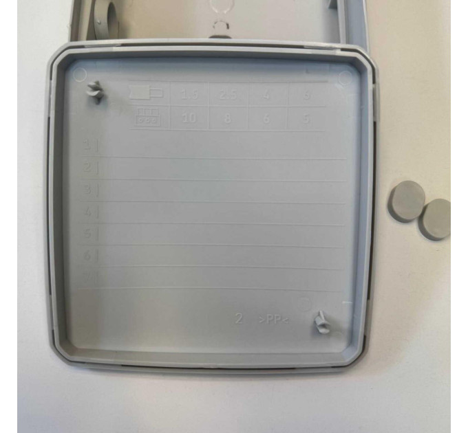 Коробка розподільча СКІМ 114х114х40 сіра ІР54 ( B1102025 )