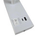 Світильник настінний Violux SNAKE USB+Type-C 5W 4200K 250Lm IP20 білий ( 552002 )