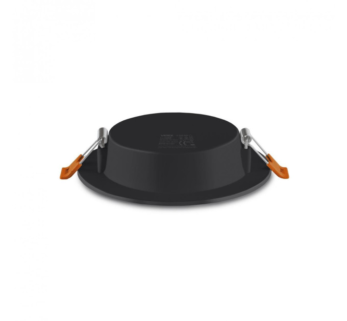 LED світильник Back вбудований круглий VIDEX 6W 5000K Black VL-DLBR-065B - 485241
