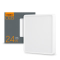 LED Світильник накладний квадрат VIDEX 24W 5000K White VL-DLSS-245 - 296685