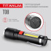 Портативний світлодіодний ліхтарик TITANUM TLF-T08 700Lm 6500K TLF-T08 - 483339