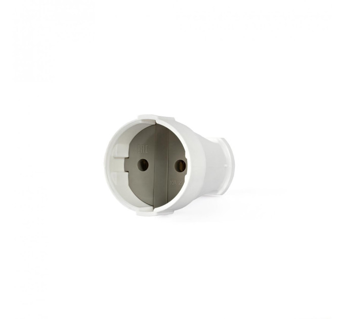 Штепсельна розетка б/з 10А біла TITANUM STANDARD TF-SK110-W - 483896
