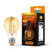 LED лампа VIDEX Filament A60FA 10W E27 2200K бронза VL-A60FA-10272 - 299044