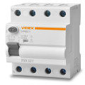 Диференційне реле VIDEX RESIST АС 4п 30мА 10кА 25А VF-RS10-DR4AC25 - 482813