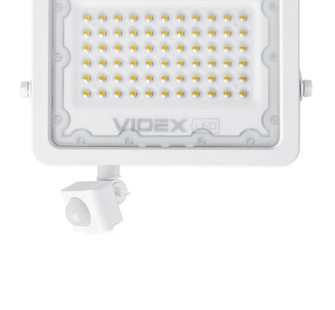 LED прожектор VIDEX F2e 50W 5000K з датчиком руху та освітленості VL-F2e505W-S - 480444