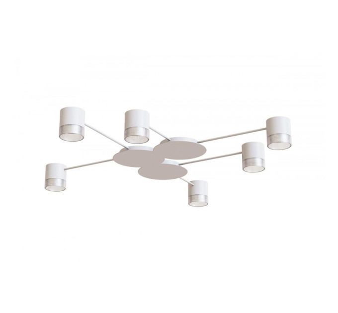 Світильник STARK CL-6/3-CRISTAL 6xGX53 WH, 920х100мм, білий, HOPFEN