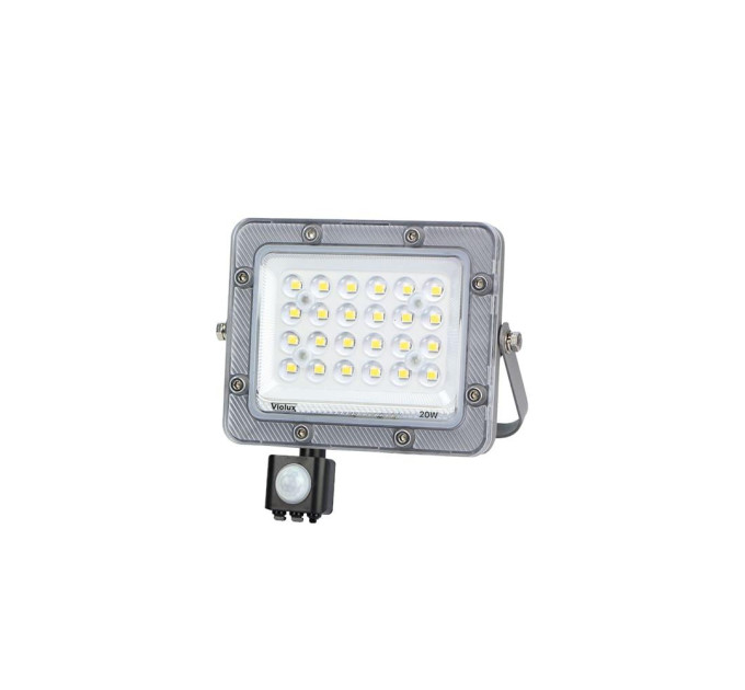 Прожектор LED Violux CARBON-S 20W 5000K 2000lm IP65 з датчиком ( 400212 )