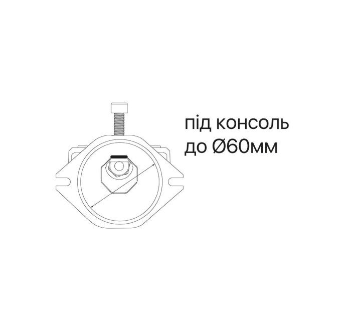 Світильник вуличний VIOLUX CONCORD 50W 6500Lm 5000K ( 430332 )