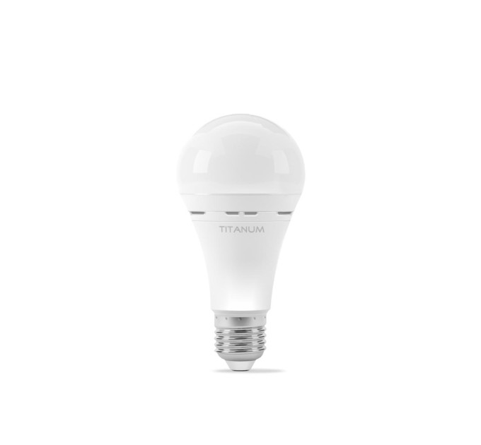 LED лампа акумуляторна TITANUM A68 9W E27 4000K 220V TL-EMA68-09274 - 487405