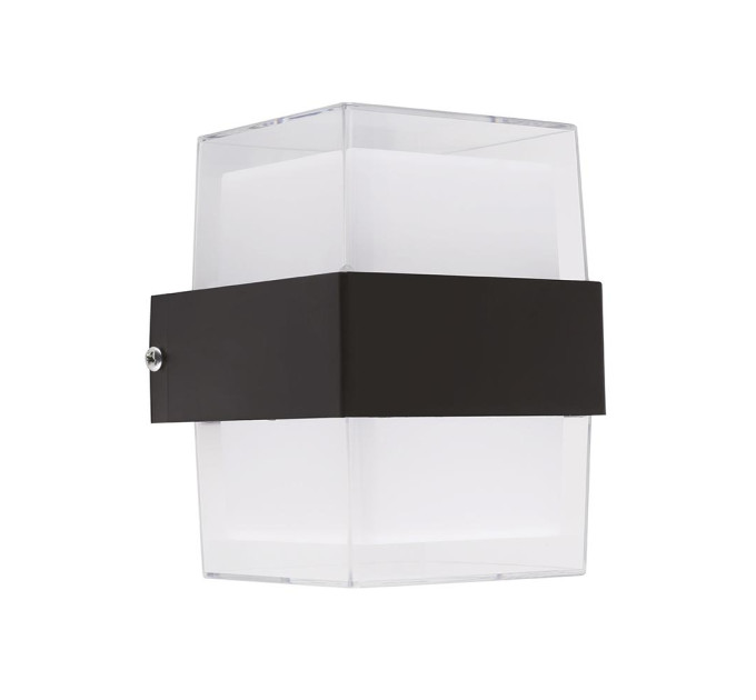 Світильник фасадний Violux ZEBRA-S 10W 4200K 750Lm ІР44 чорний ( 500450 )