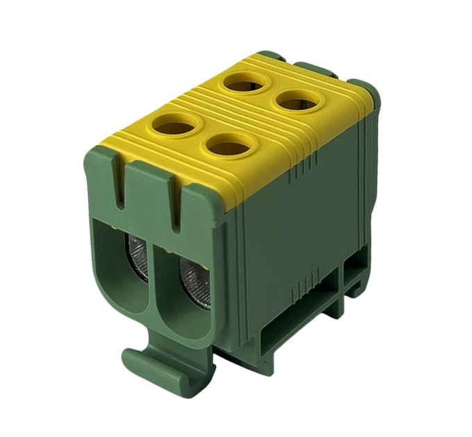 Клемник на DIN-рейку Al 6-50/Cu 4 2.5-50 мм² жовто-зелений Промфактор ( FT1050G2 )