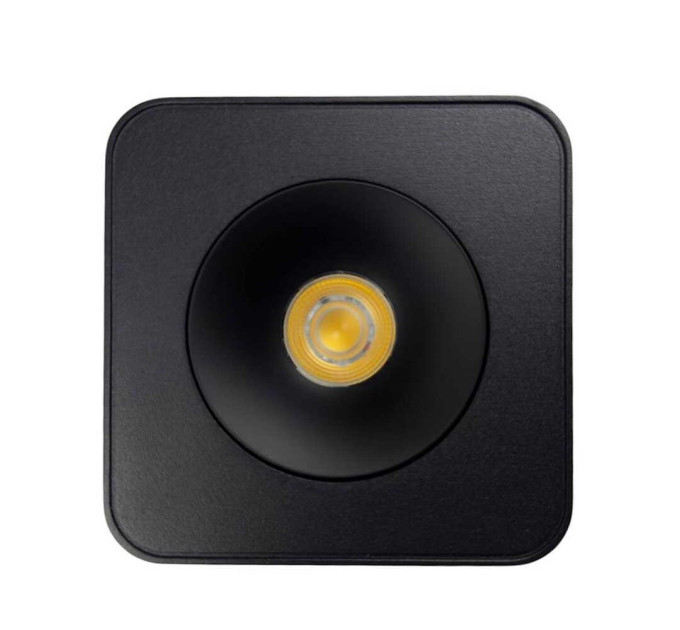 Світильник точковий накладний SIDNEY-S 10W 4000K IP20 квадрат чорний Violux ( 330451 )