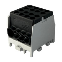 Клемний блок FJ-25/16.3BL 100A чорний Промфактор ( FJ25163BL )
