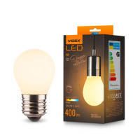 LED лампа VIDEX Filament VL-DG45MO 4W E27 3000K Porcelain dimmable VL-DG45MO - 484480