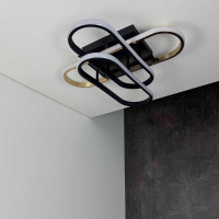 Світильник LED smart DIOR+пульт 90W 3000-5000K IP20 квадрат чорний + золото Violux ( 220915 ) Світильник LED smart DIOR+пульт 90W 3000-5000K IP20 квадрат чорний + золото Violux ( 220915 )