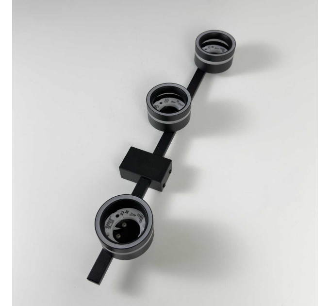 Світильник стельовий PASCAL 3хGX53 IP20 чорний Violux ( 340119​ )