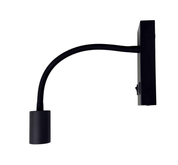 Світильник настінний Violux SNAKE USB+Type-C 5W 4200K 250Lm IP20 чорний ( 552101 )