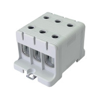 Клемник на DIN-рейку FT1095F 3P,Cu:16-95 / Al:16-95 мм2, сірий Промфактор ( FT1095F3 )