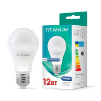 LED лампа TITANUM A60 12W E27 3000K TLA6012273 - 480710