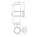 LED Світильник архітектурний AR082G IP54 VIDEX E27x2 VL-AR082G - 482363