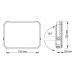 LED прожектор VIDEX F3 50W 5000K 220V Black (VLE-F3-0505) VLE-F3-0505B - 542453