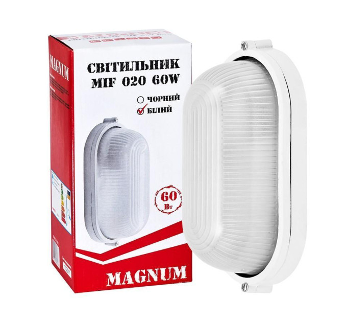 Світ-к стінний MAGNUM MIF 020 60W NEW E27 білий