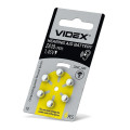 Батарейка повітряно цинкова Videx ZA10 (PR70) BLISTER 6 ZA10 (PR70) B6 - 294278 - ціна за 1 шт. 26.00 грн., замовлення кратно блістеру (2/4/5/10шт)