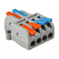 Клема швидкого монтажу 2x4х4 мм² прохідна DB-42 ACKO ( A0130010118 )