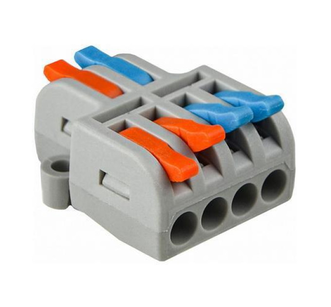 Клема швидкого монтажу 2x4х4 мм² прохідна DB-42 ACKO ( A0130010118 )