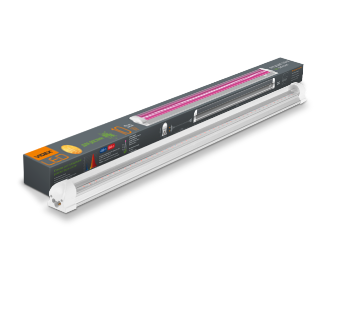 LED FITO світильник лінійний VIDEX T8 0,6М 10W