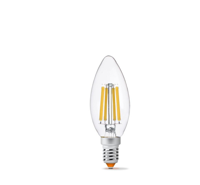 LED лампа VIDEX Filament C37F 6W E14 4100K VL-C37F-06144 - 299129