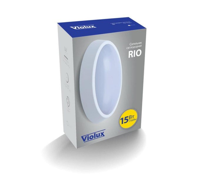 Світильник LED Violux НББ RIO 15W 5000K IP64 ( 243331 )