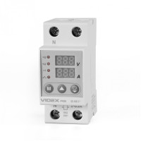 Реле контролю напруги та струму VIDEX RESIST 145-300В 1-63А VF-RS-RNT63 - 482837
